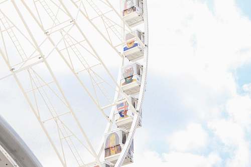 ferris wheel white Ferris wheel amusement park
